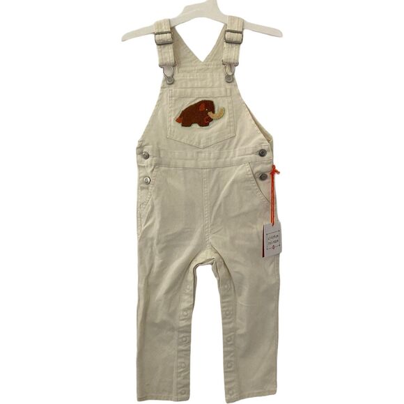 Christian Robinson Overalls Girls 18M Pants Denim Toddler White New - Picture 5 of 5
